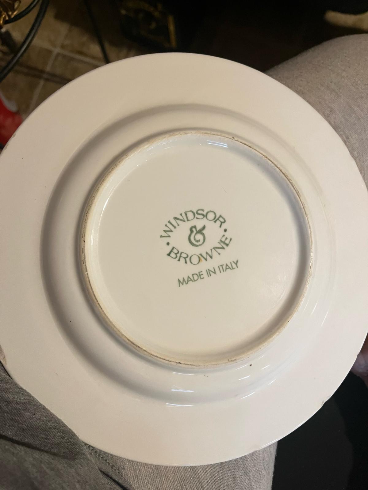 Windsor  Browne Italy 10in plate