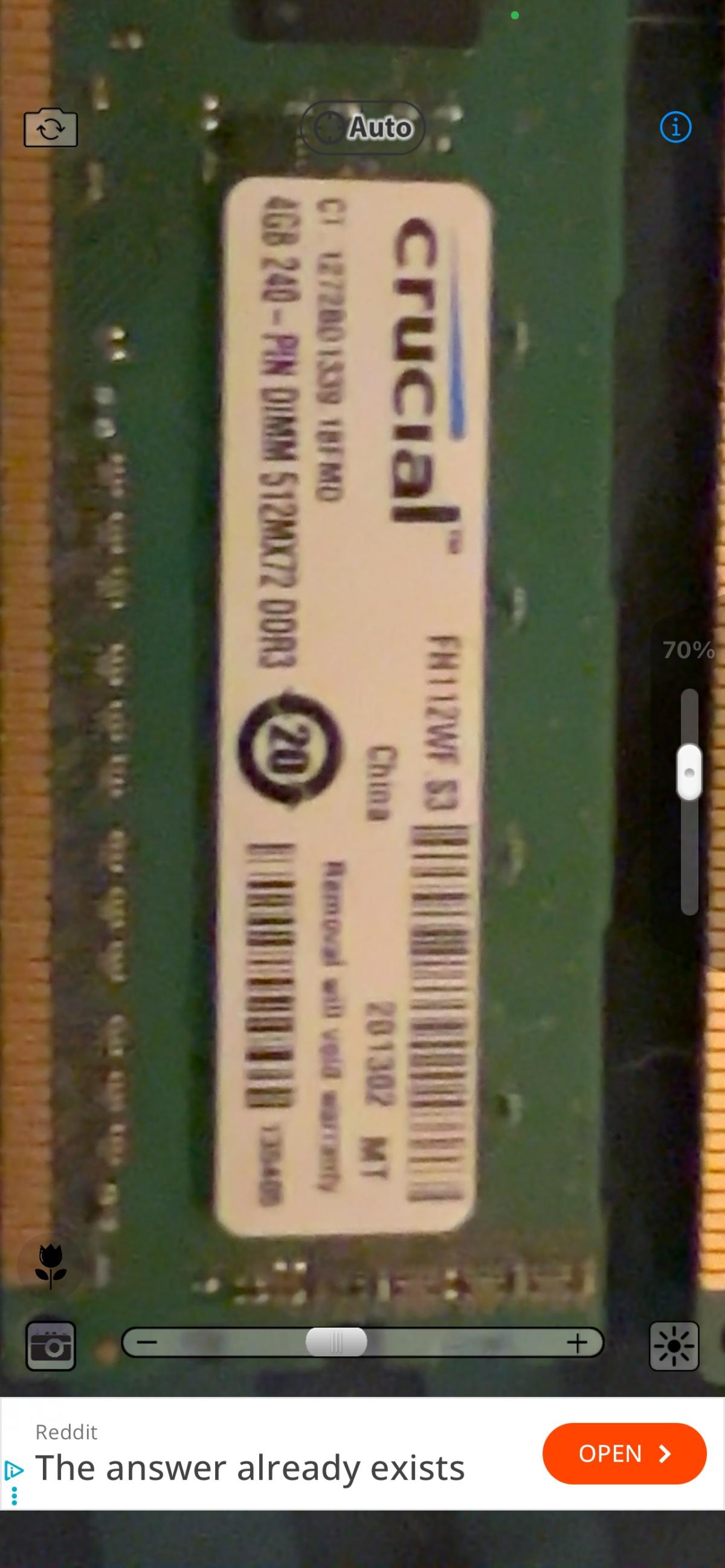 24GB Crucial DDR3 Desktop RAM Lot 6x 4GB Matching Sticks