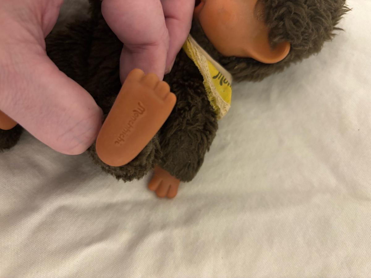 Rare 1974 Blue Eyed Monchhichi Seckiguci