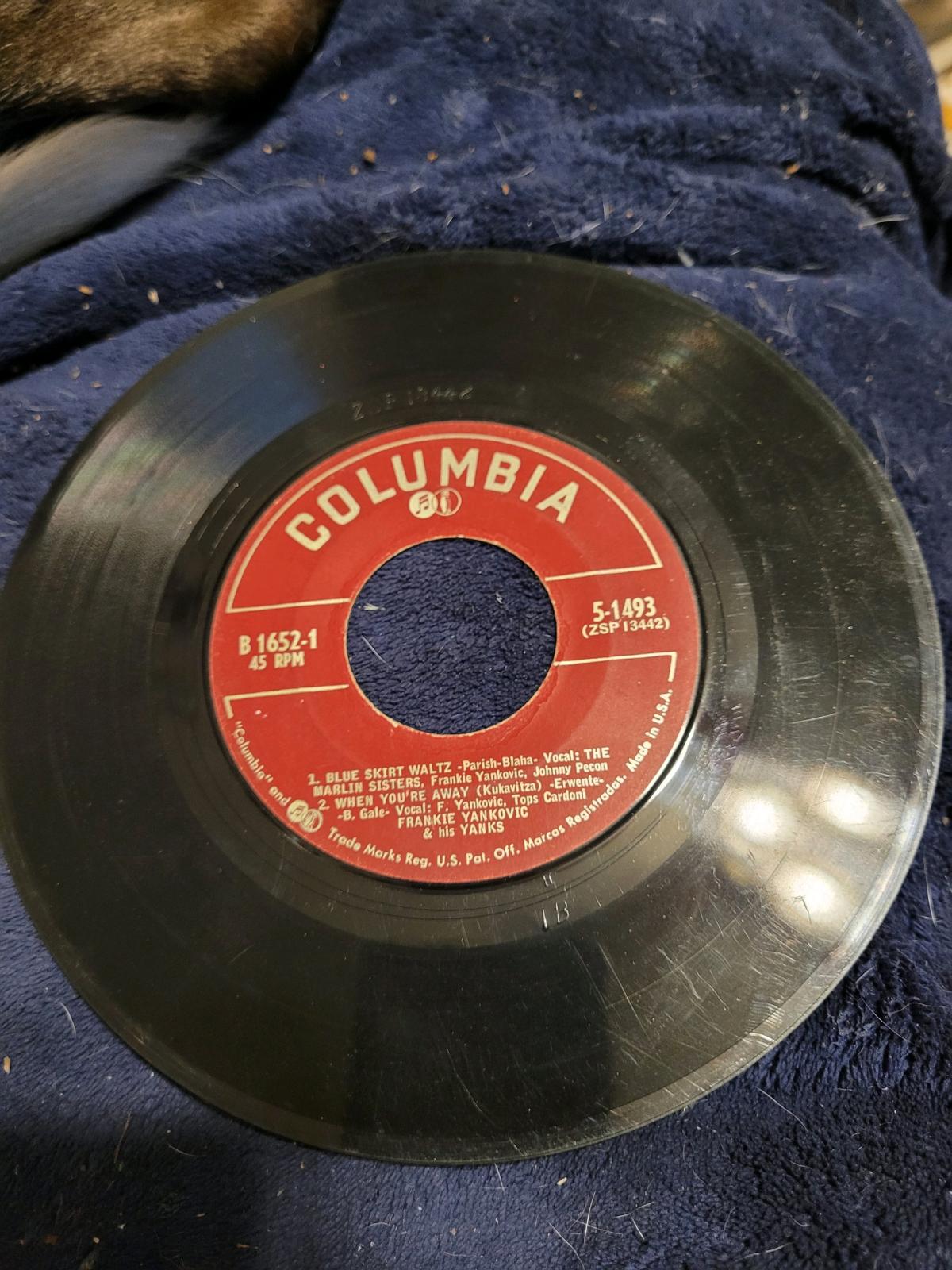 Vinyl records poker music country music