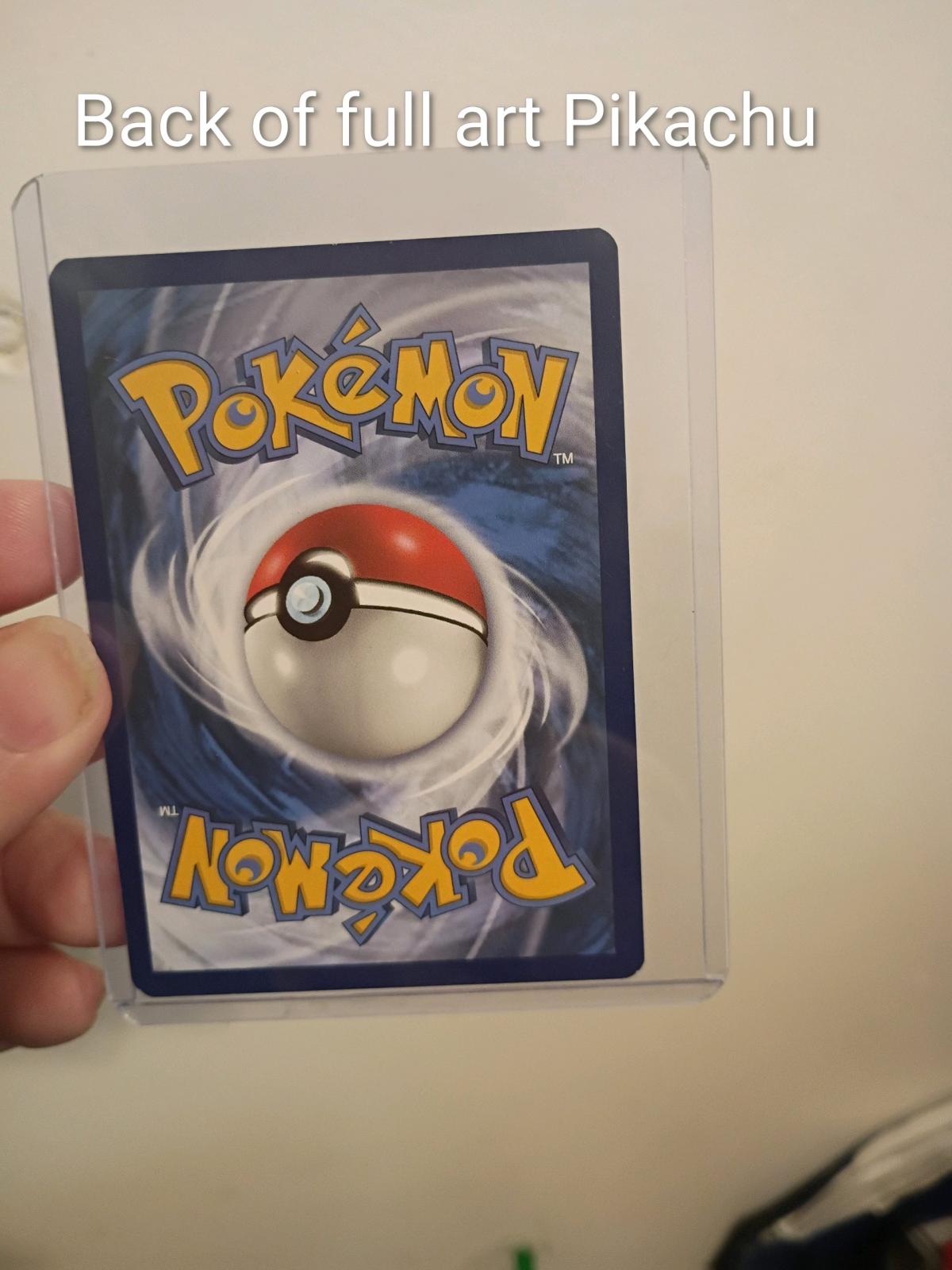 Pokemon cards in protector sleeves