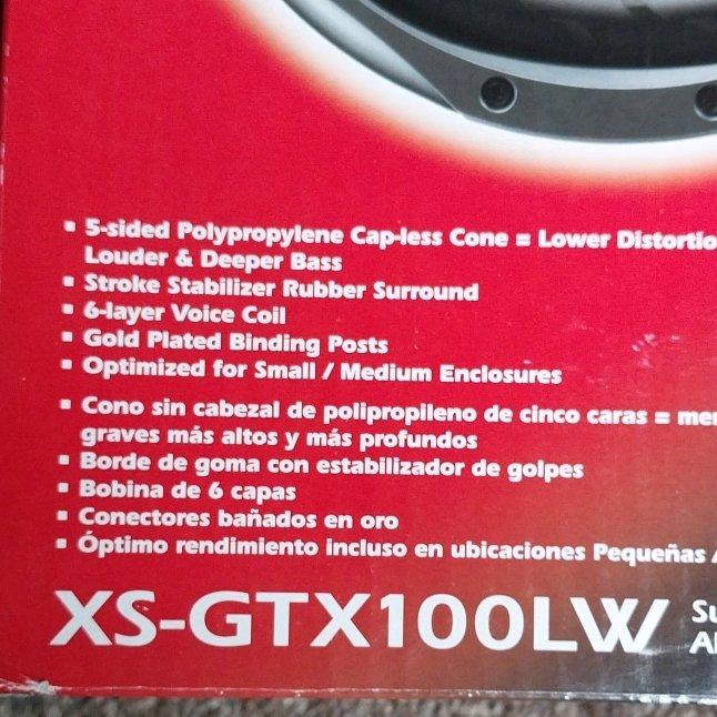 Sony 10 Subwoofer NIB