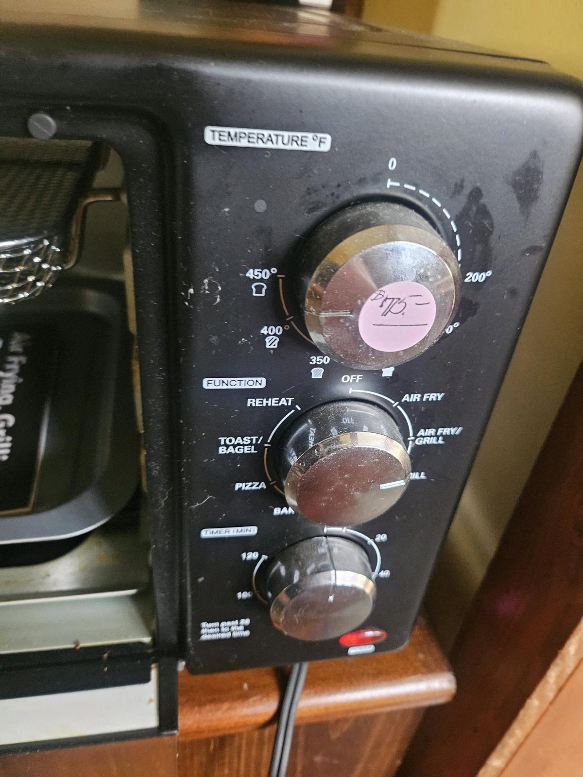 Power XL black Toaster Oven