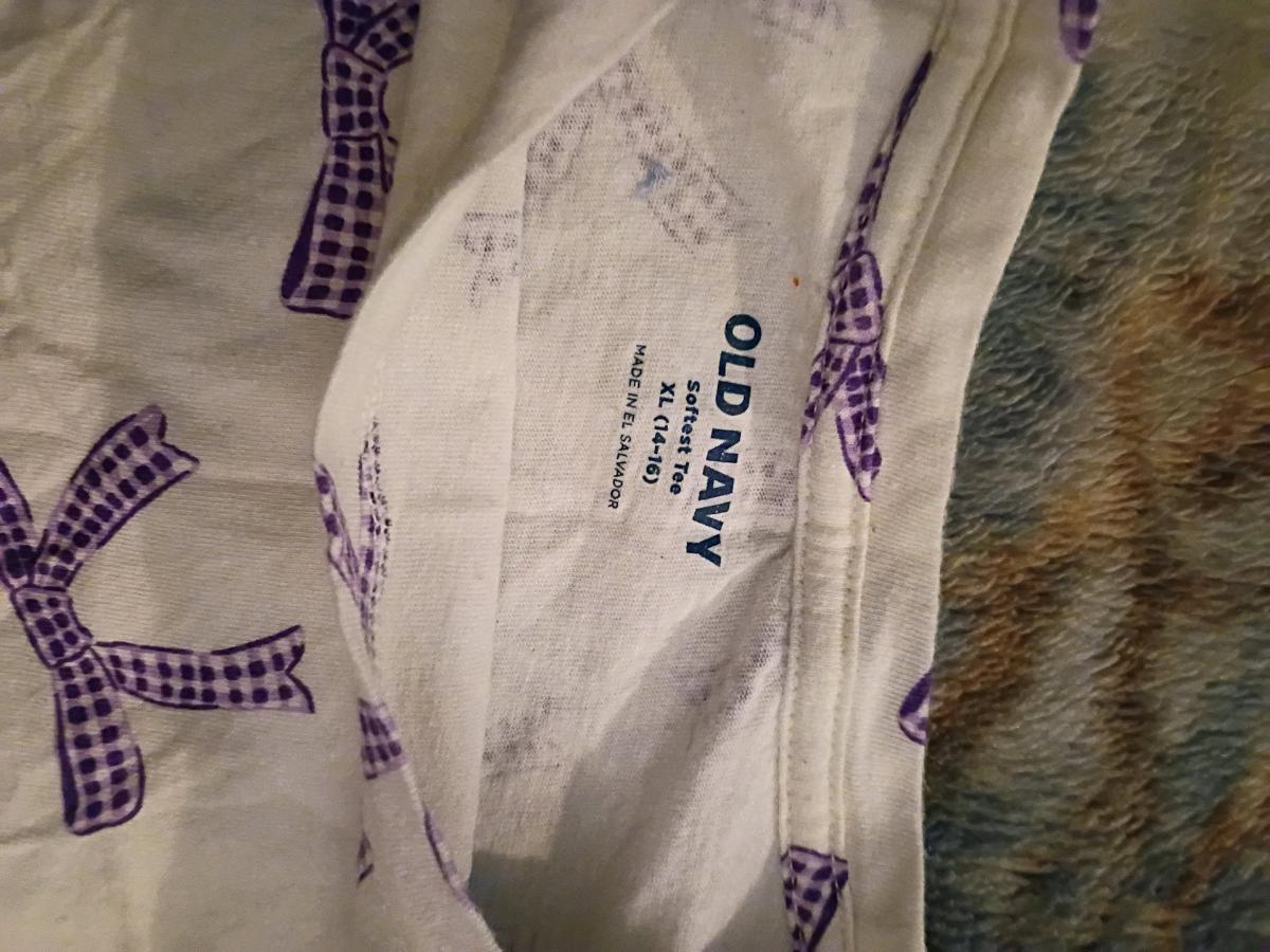white long sleeve shirt size 14 16 mad by old navy
