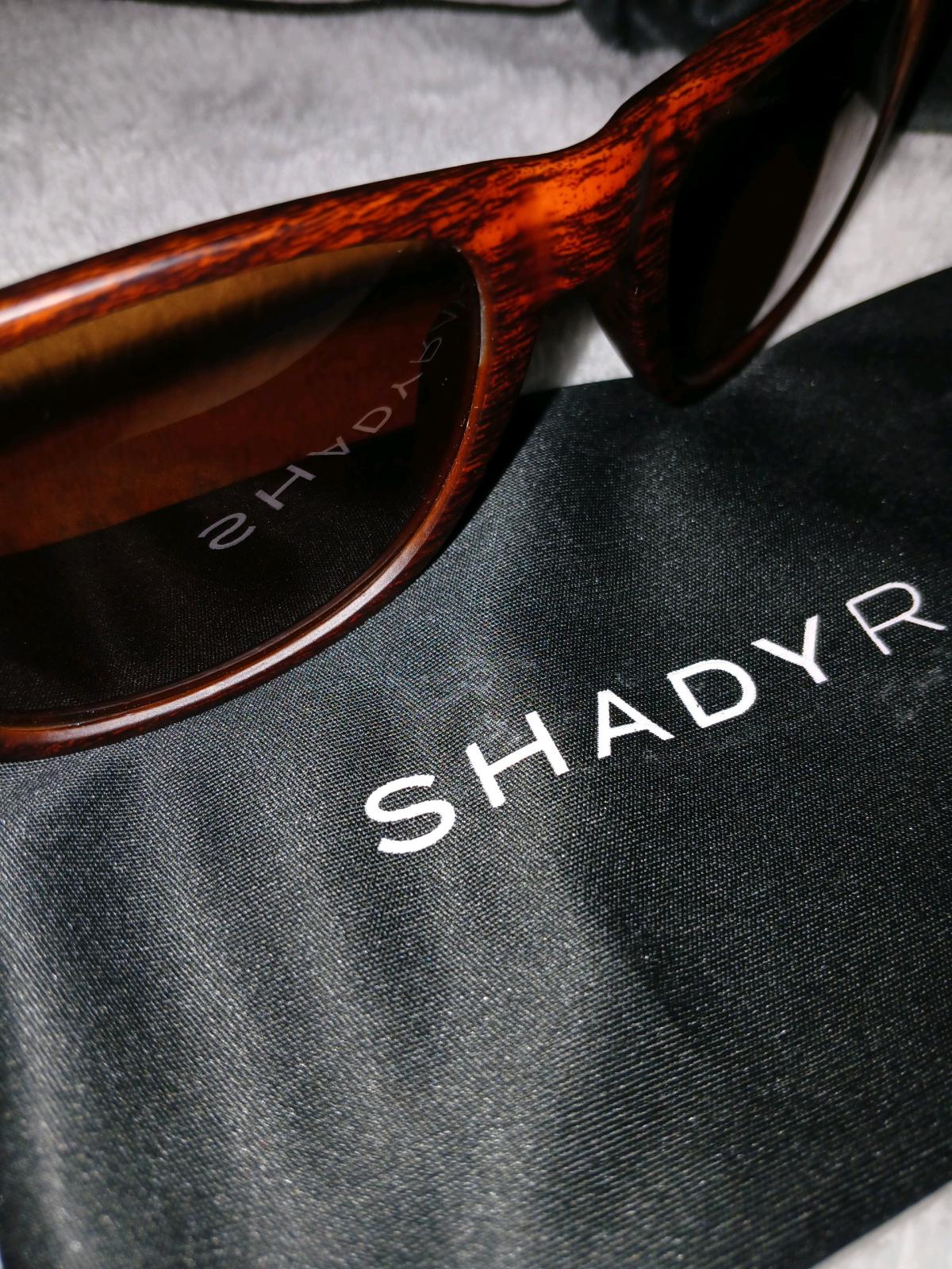 Shady Rays Polarized Sunglasses Wood Grain Frame Brown