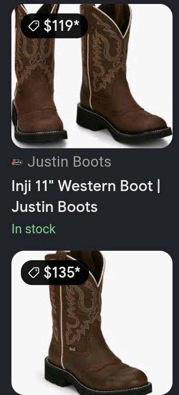 Justin Boots womens size 6