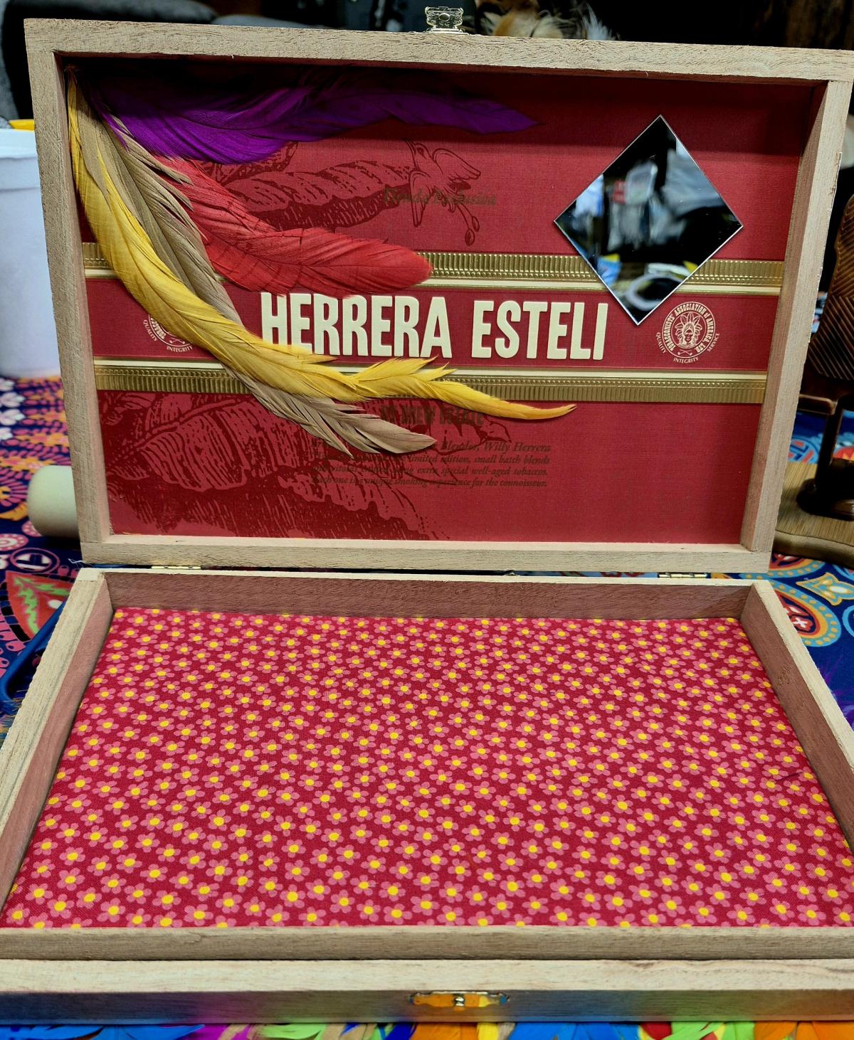 cigar box purses handmade with empty boxes