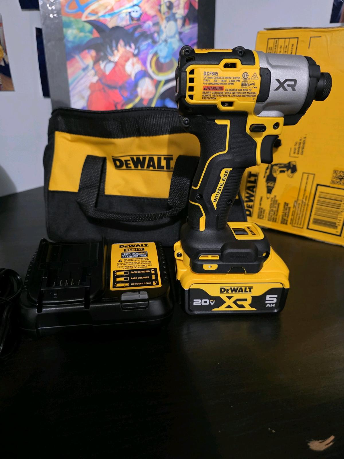 Dewalt impact drill with battery and charger
