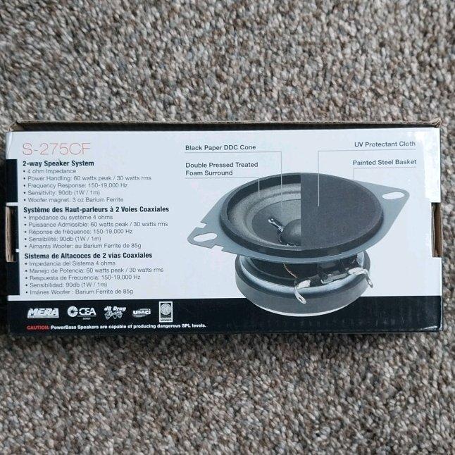 Powerless Autosound speakers