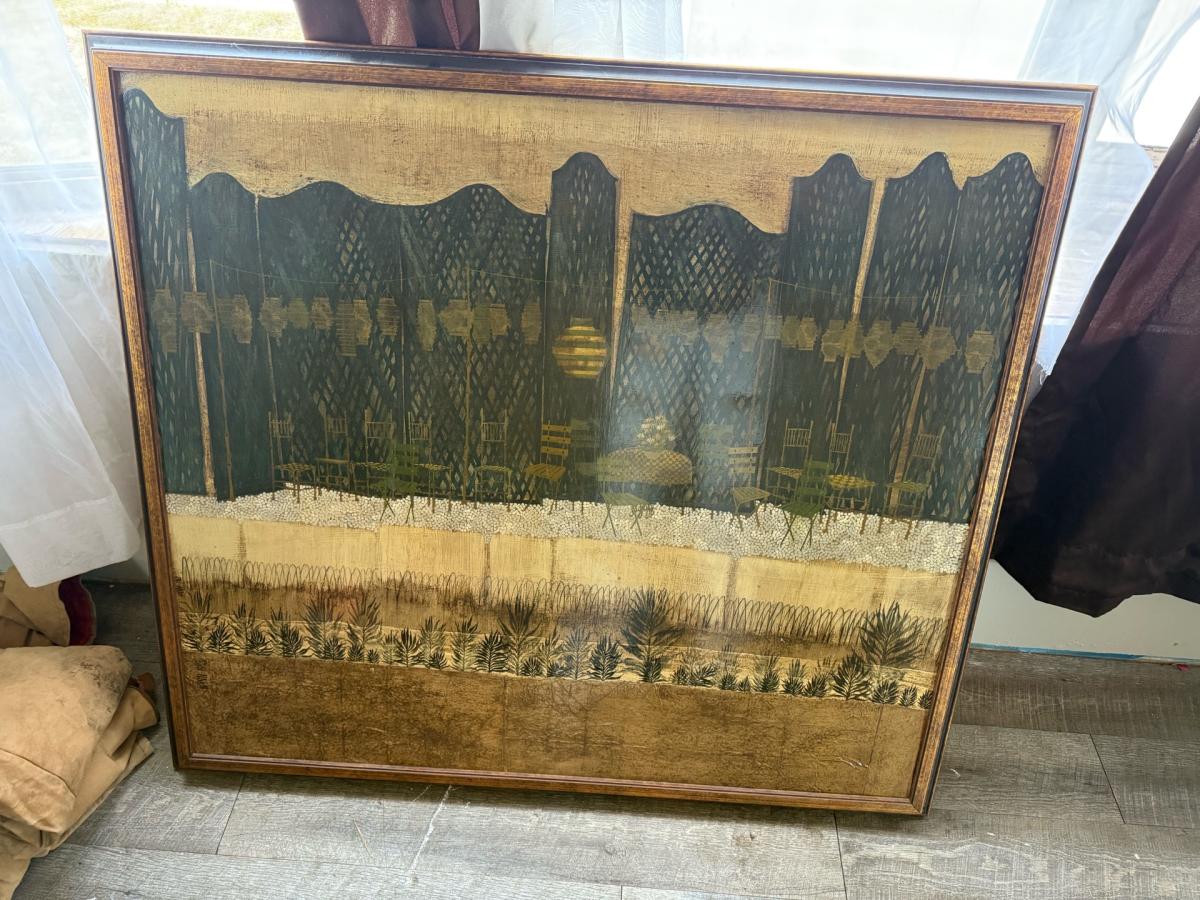 Robert Charlton Wynn 1963 oil painting on wood great conditi