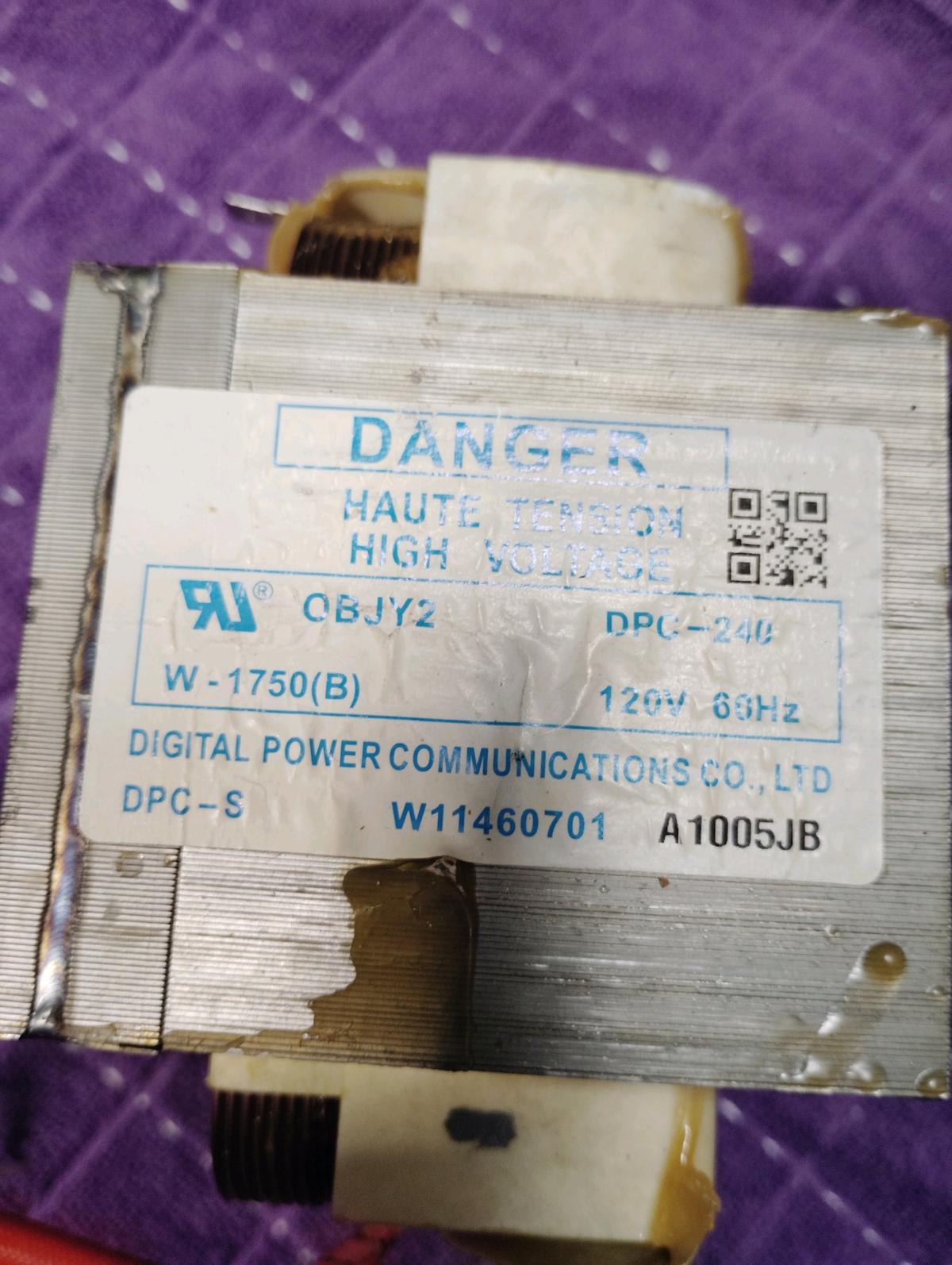 LG microwave 110v to220v high power transformer