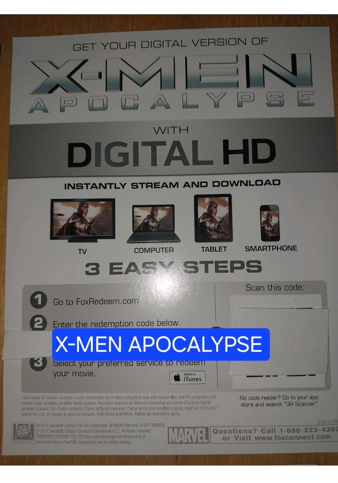 digital promo code XMen