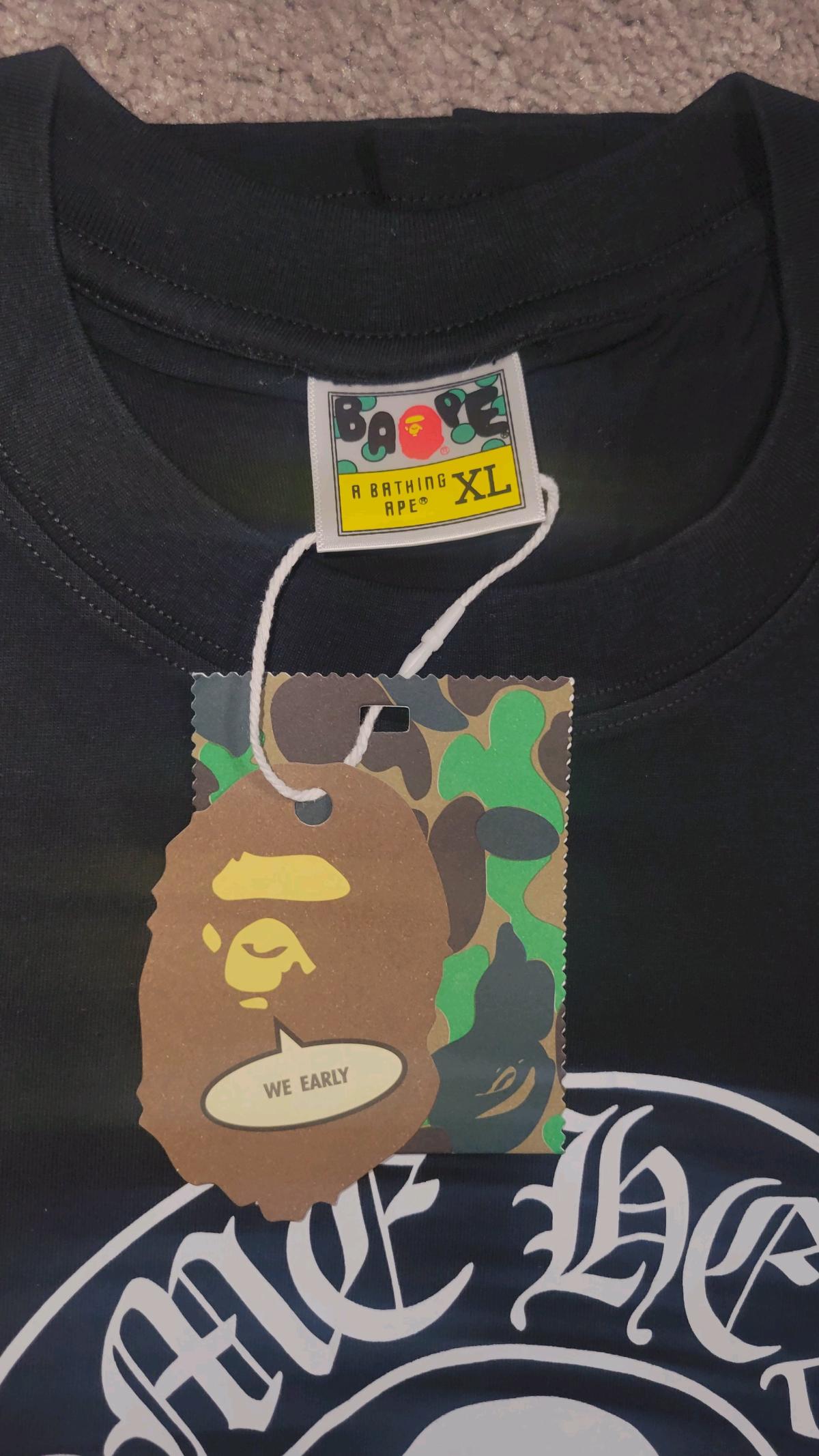 Chrome hearts X bape tee