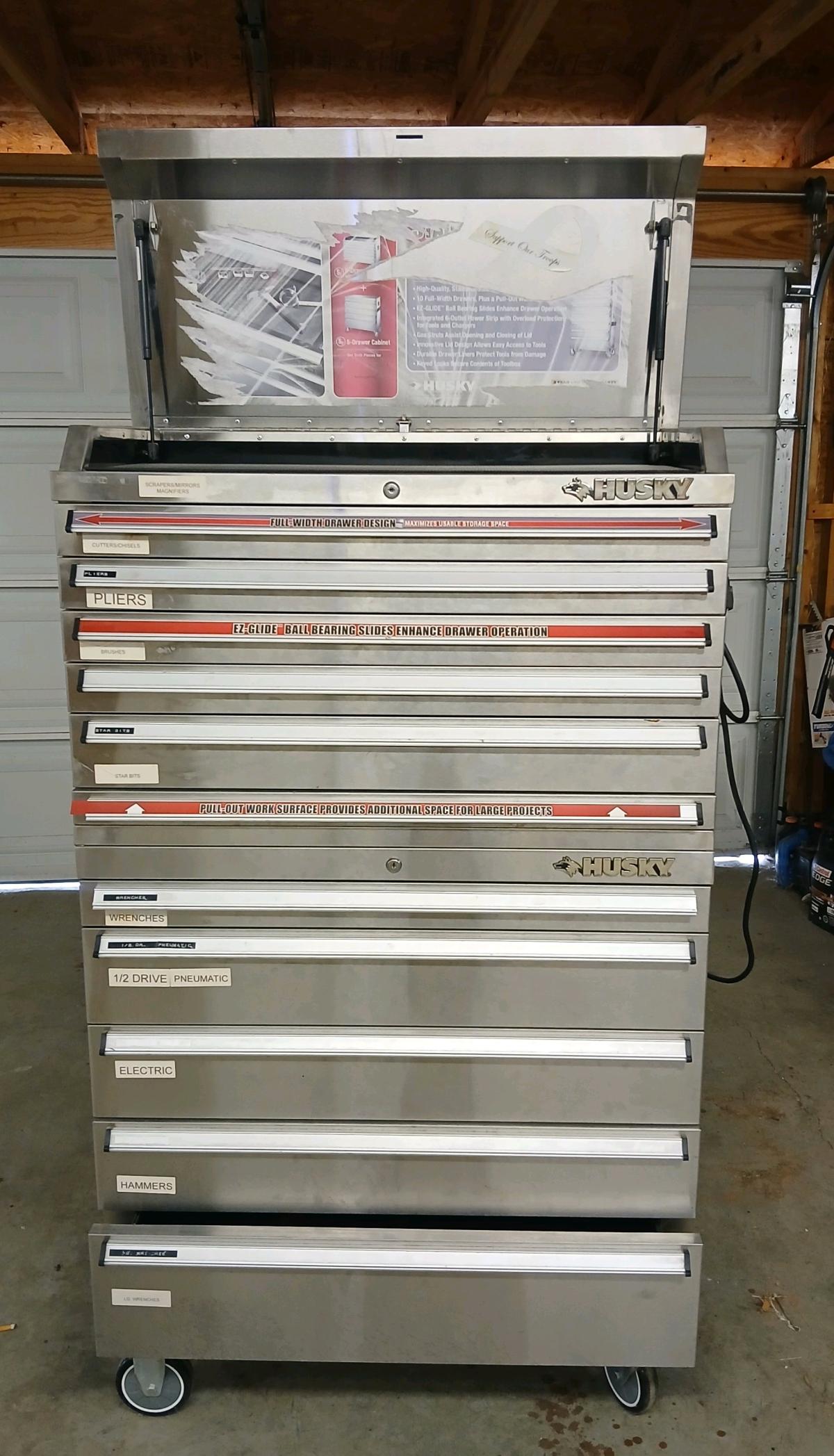 HUSKY Heavyduty 10 drawer toolbox