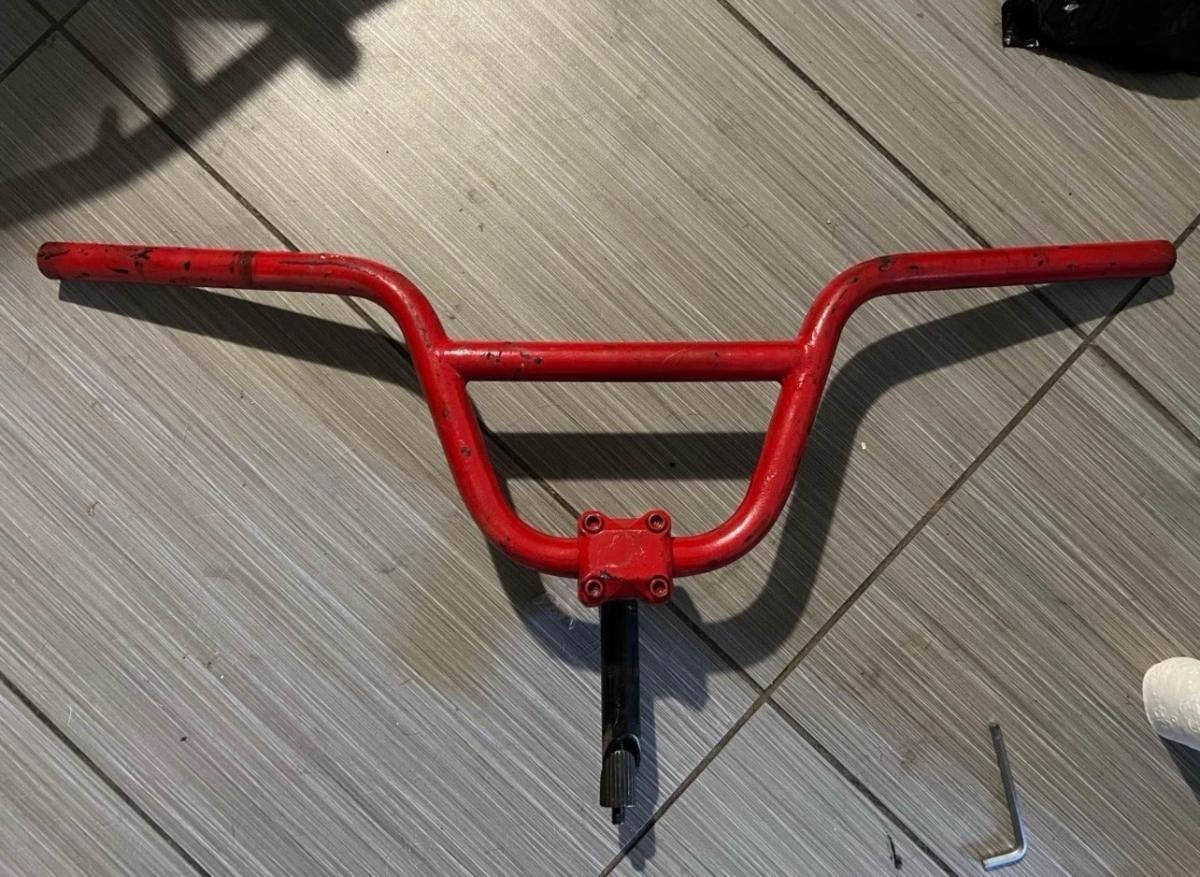 Threaded BMX Handlebars and Gooseneck