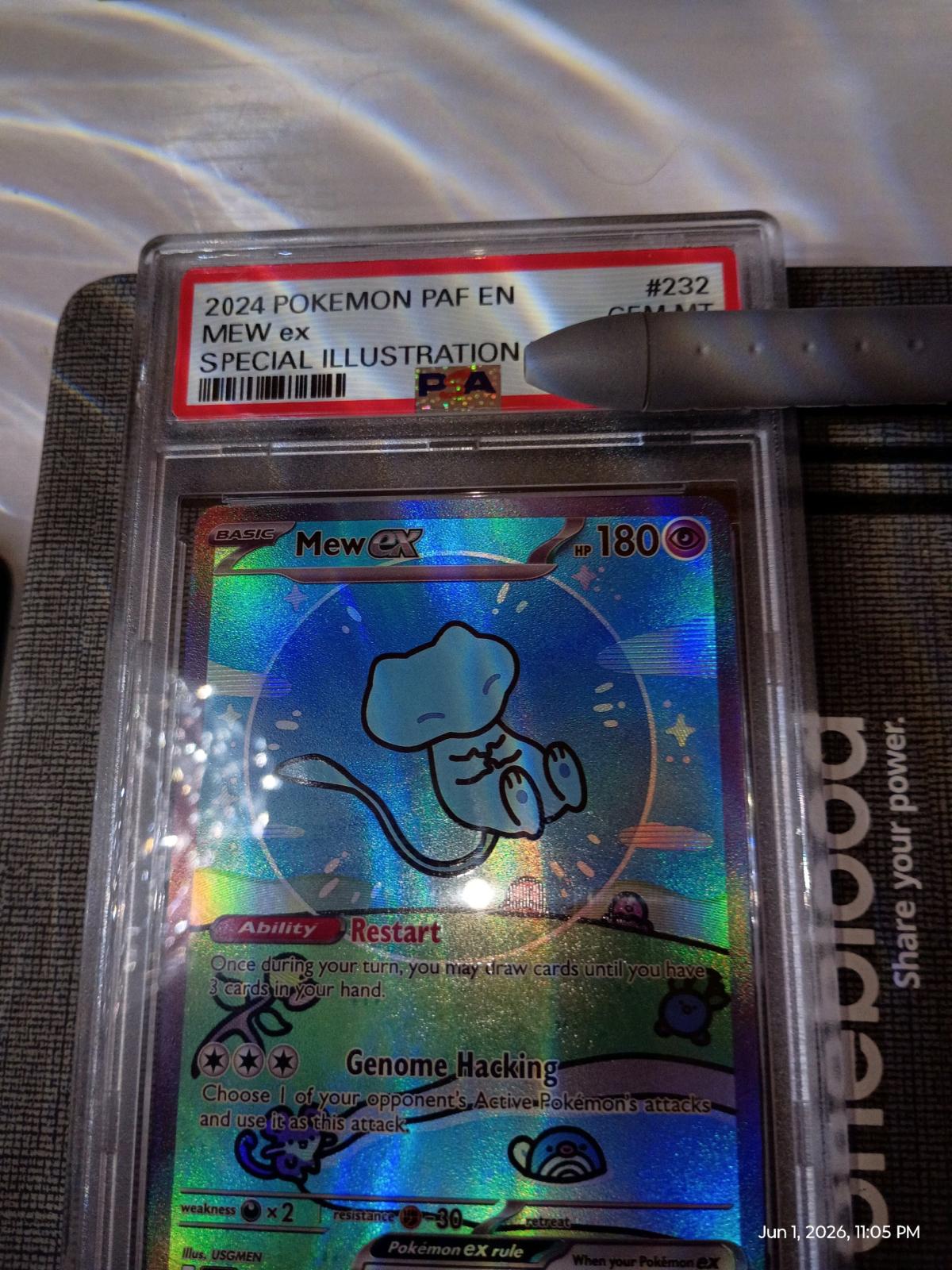 pokemon PSA 10 bubble mew ex rare