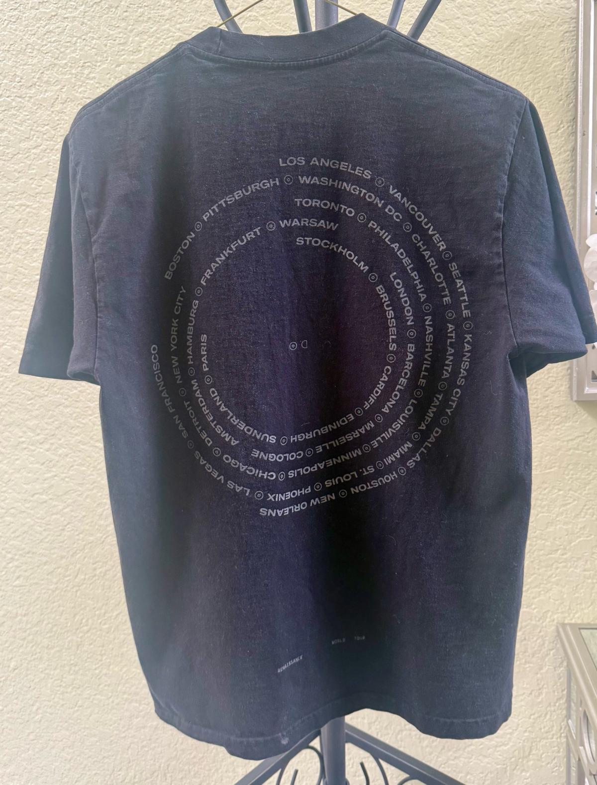 Beyonc Renaissance World Tour RWT2023 Black Graphic TShirt S