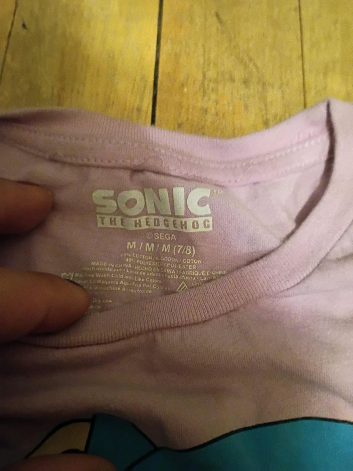 sonic the hetch hog size 7 8