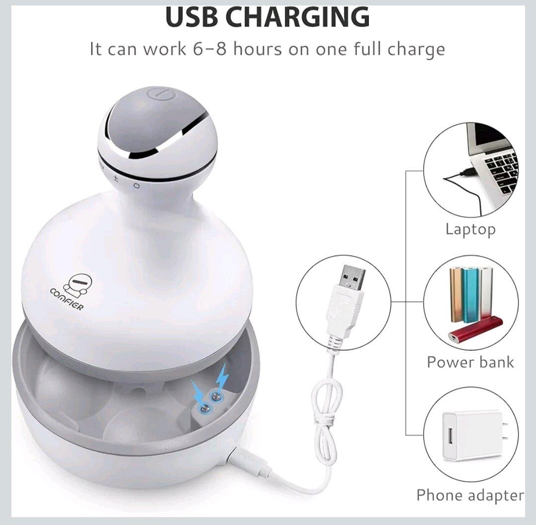 Electric Cordless Hair Scalp Massager with Kneading 84
