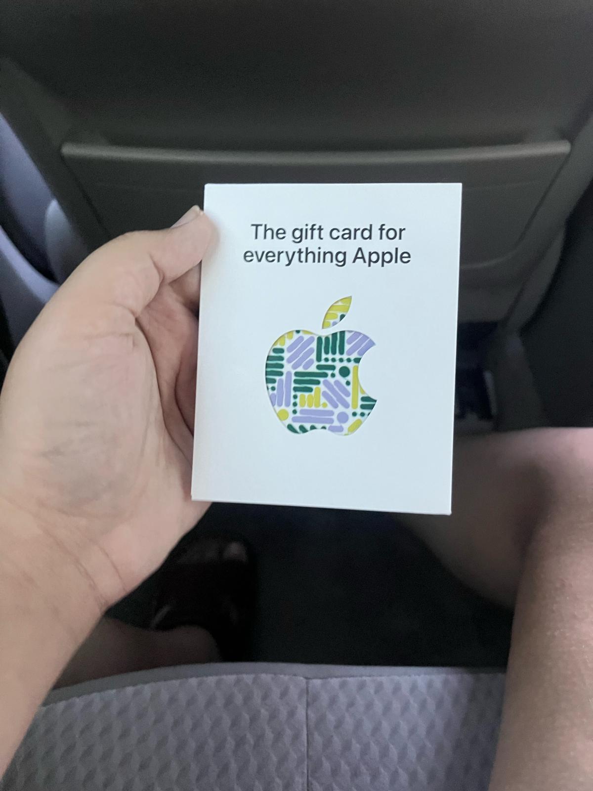 Apple gift card with 480 dollars in it brand new unopened