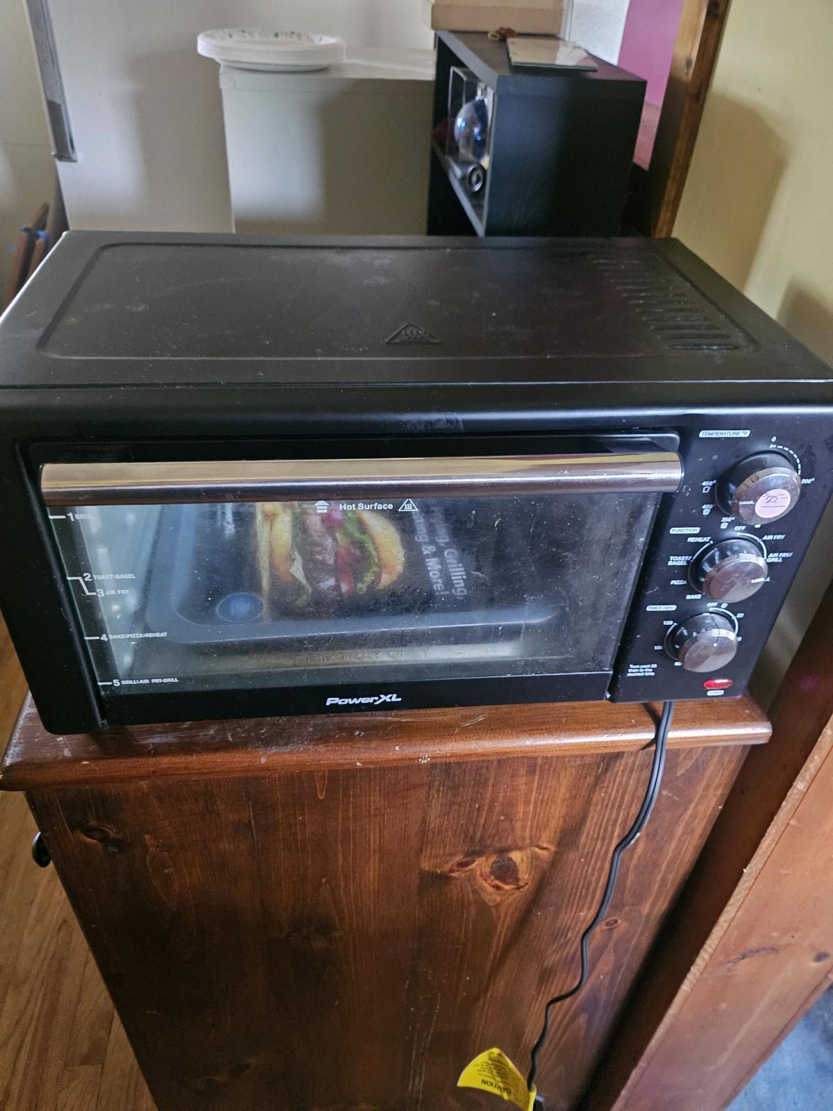 Power XL black Toaster Oven