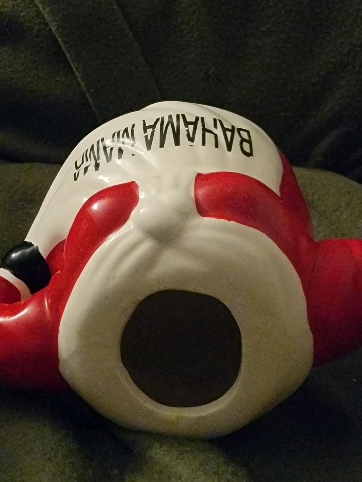 Vintage Porcelain Black Americana Bahama Mama Teapot