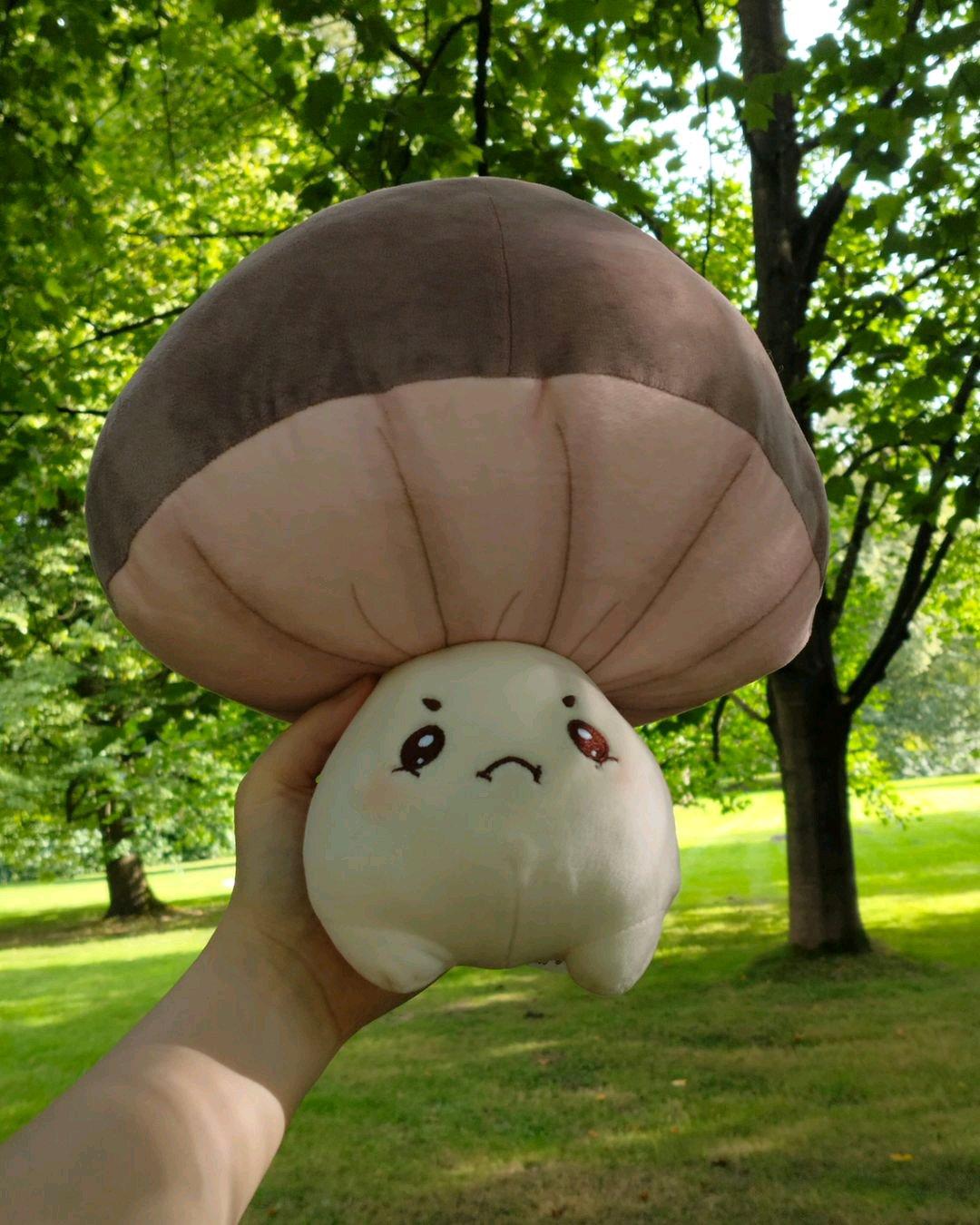 Cute crybaby mushroom plushie
