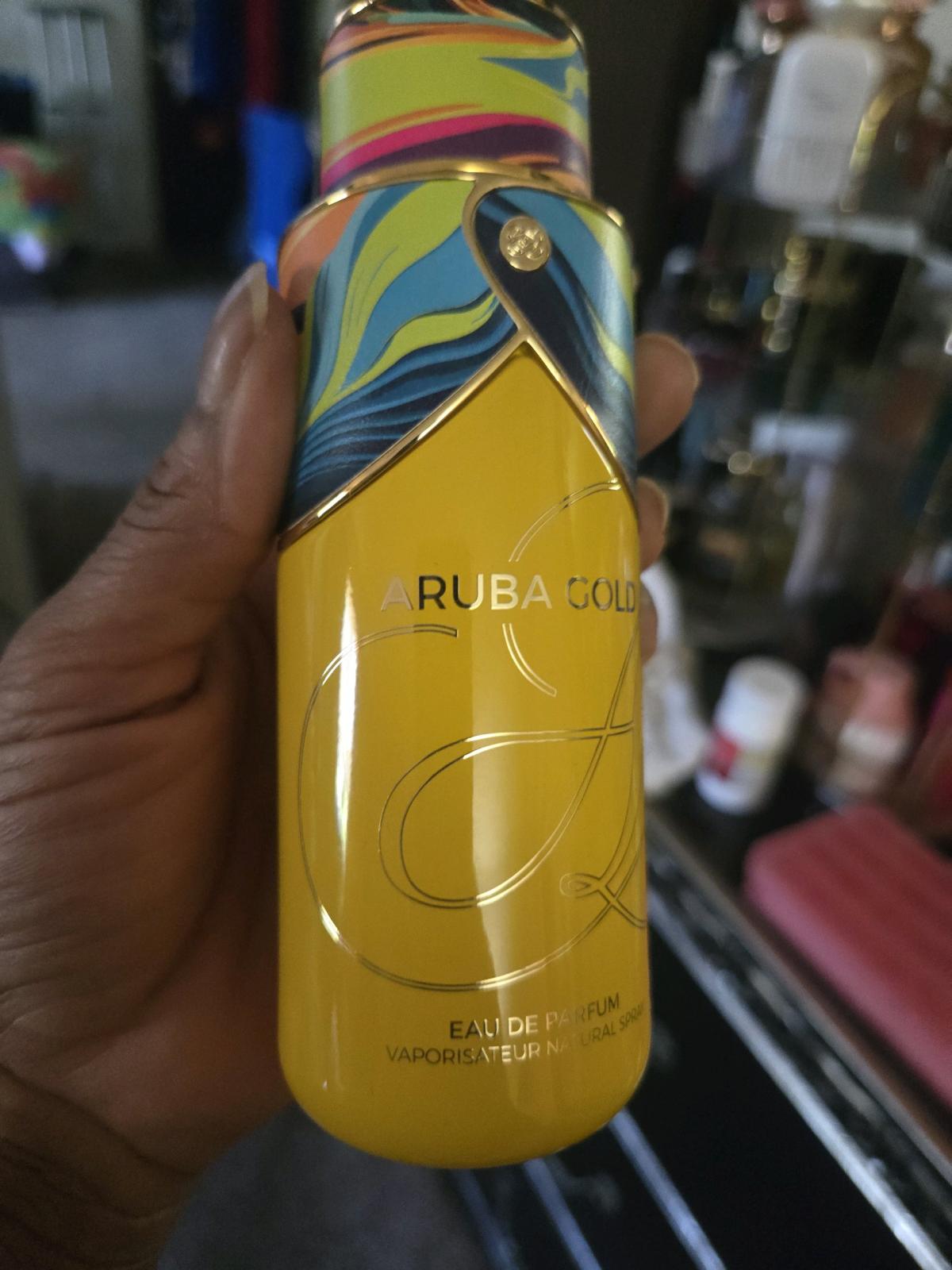 100ml bottle of Aruba Gold Eau de Parfum
