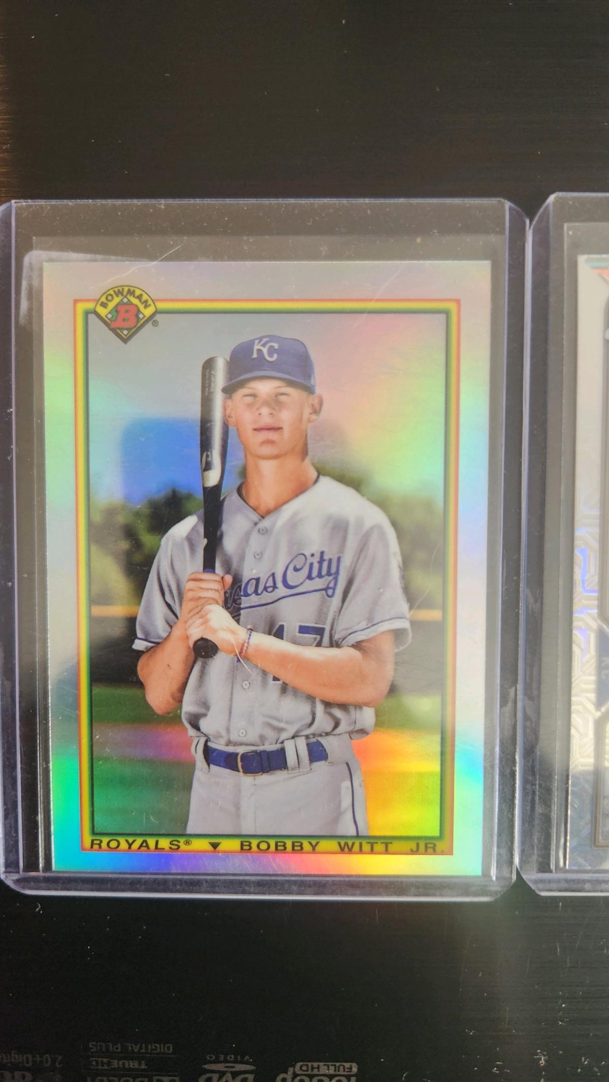 2 Bobby Witt Jr Bowman prospect cards