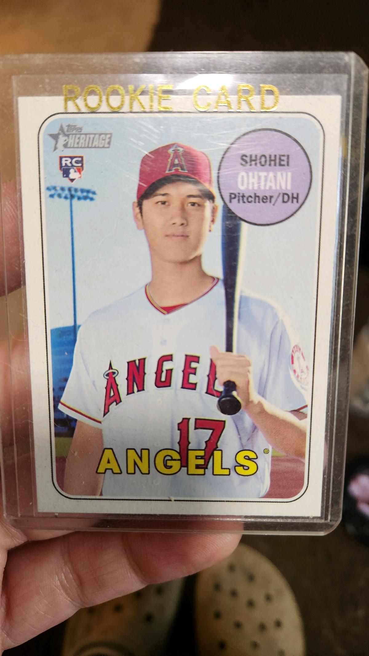 Shohei Ohtani Heritage rookie card