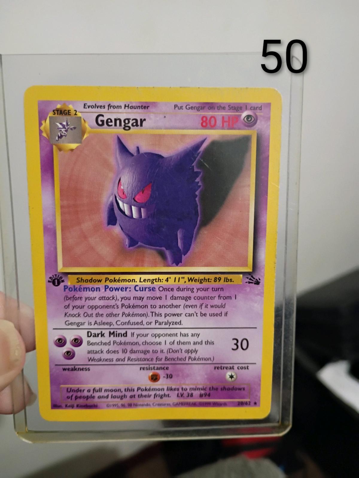 Pokemon cards in protector sleeves New