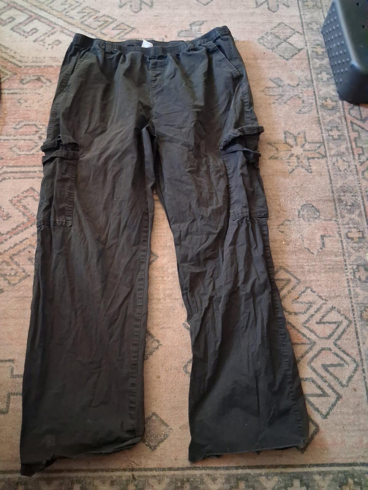 Cargo Pants Green size L and Black Size 12 to 14