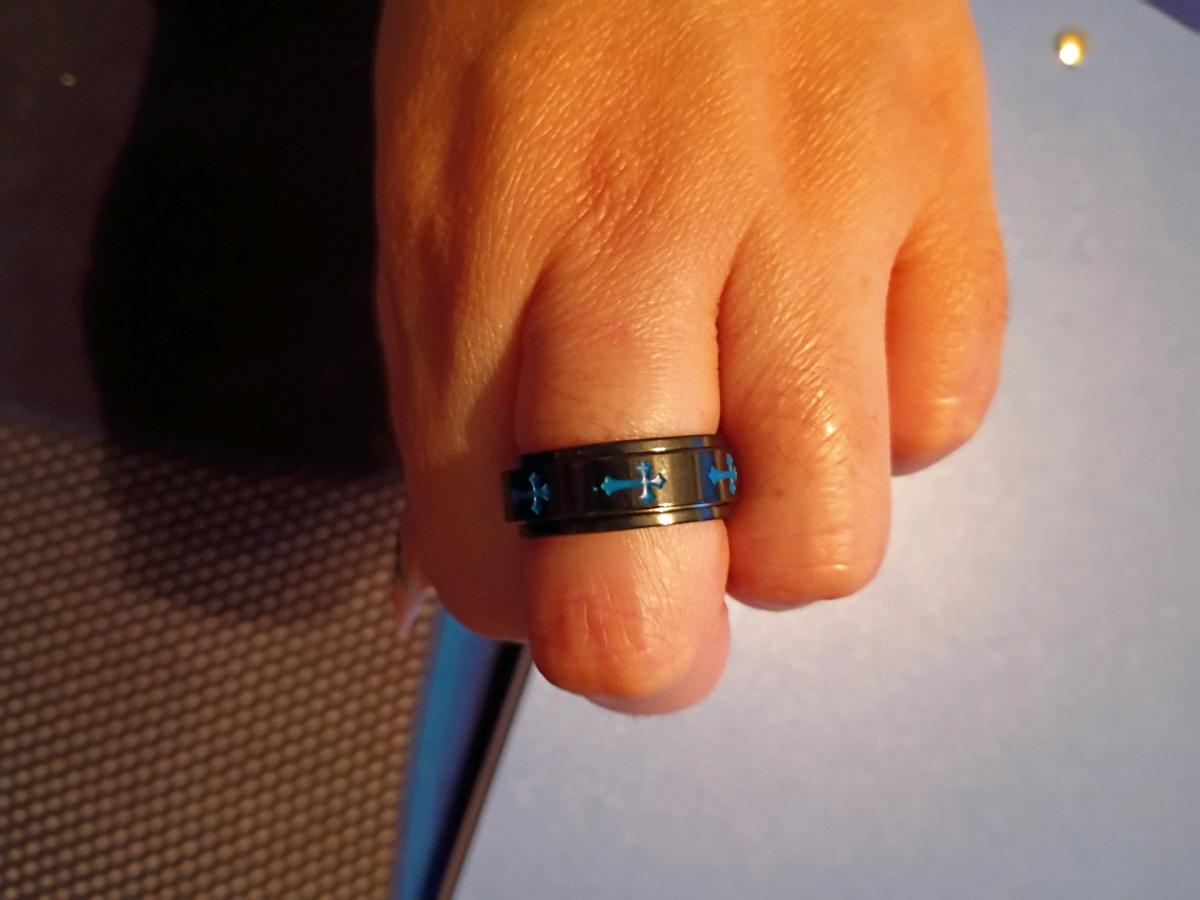 6 Vintage Gothic Rings  for men size 8