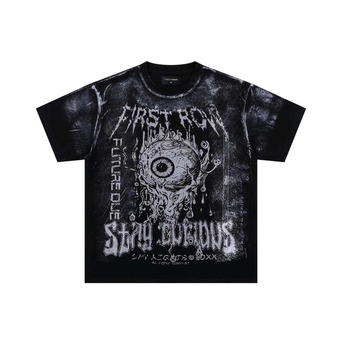 First Row Stay Curious Eyeball Tshirt