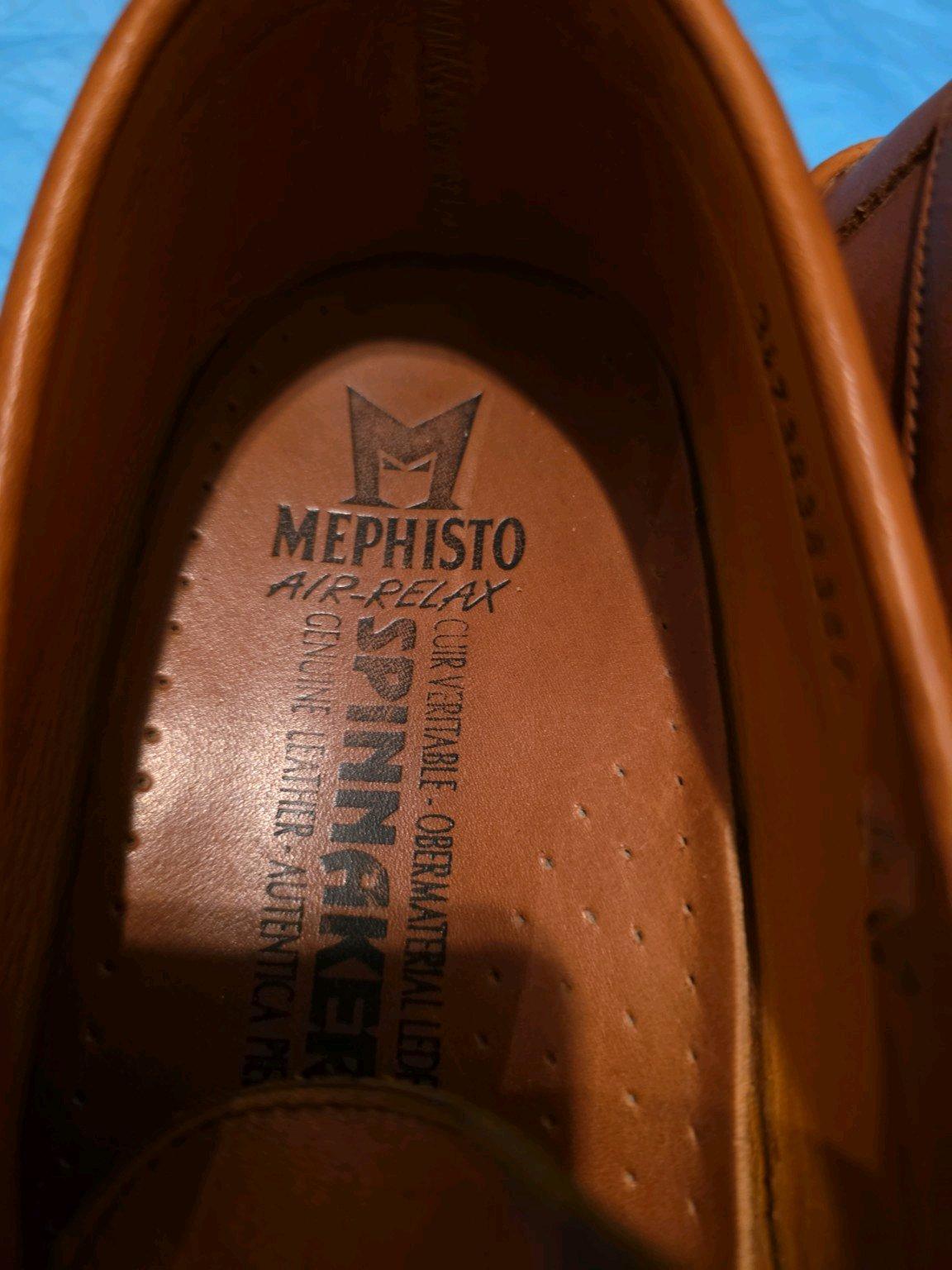 Mephisto Air Relax Spinnaker leather Oxblood penny loafers