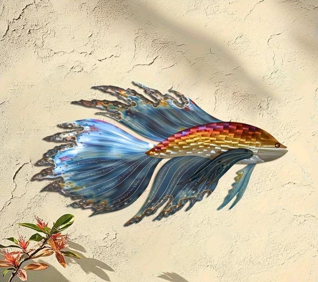 Metal Fish Wall Decor