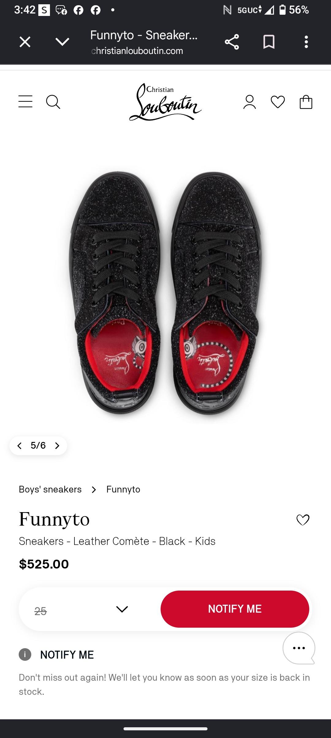 size 8 toddler shoes funnyto Christian loubautin leather