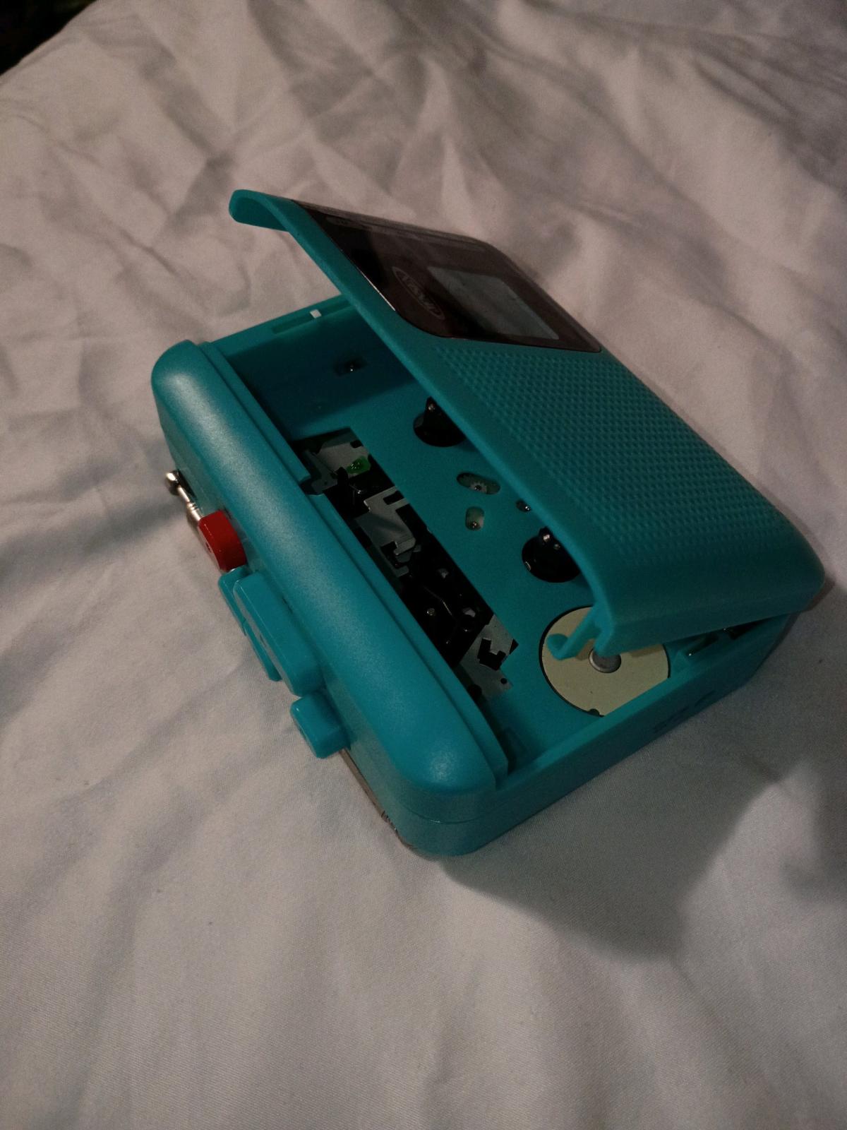 jensen retro radio cassette player