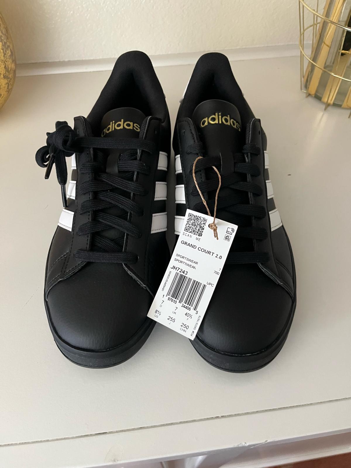 Black Adidas Grand Courts