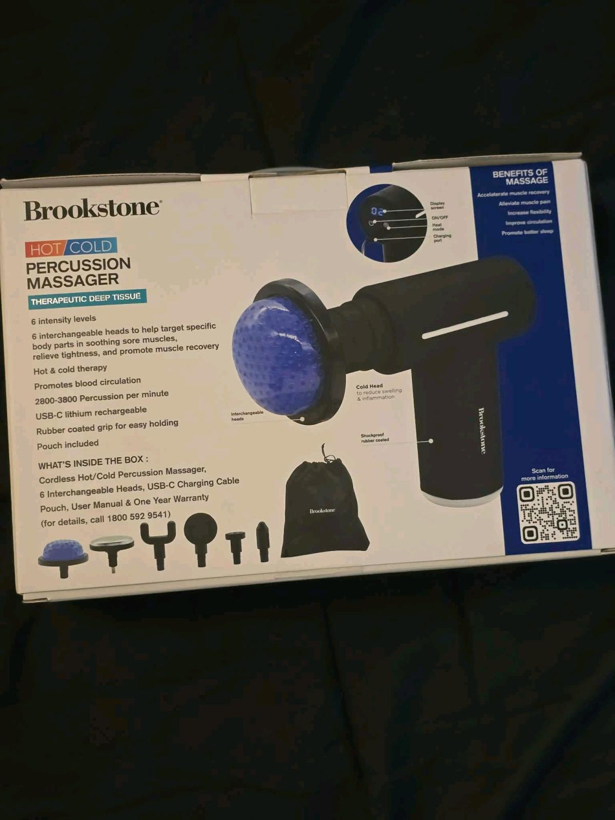 Brookstone HotCold Percussion Massager