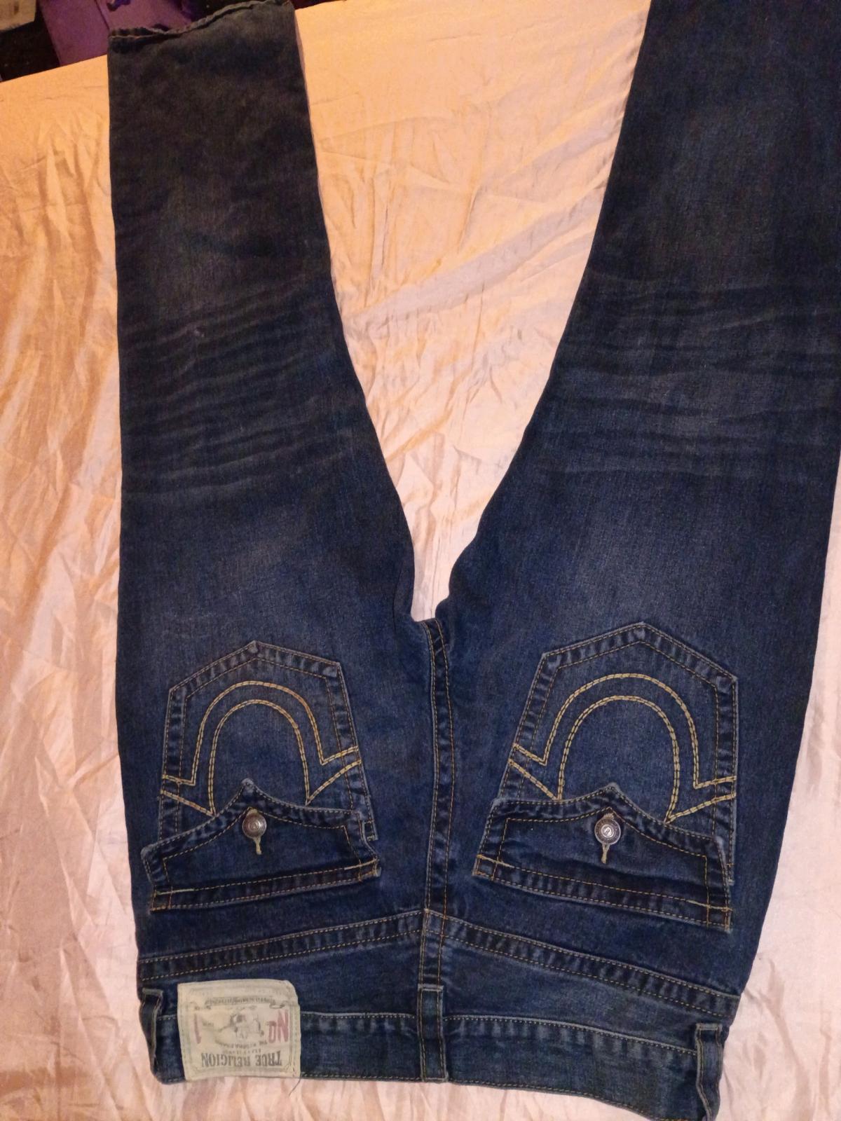 true religion jeans  dark wash