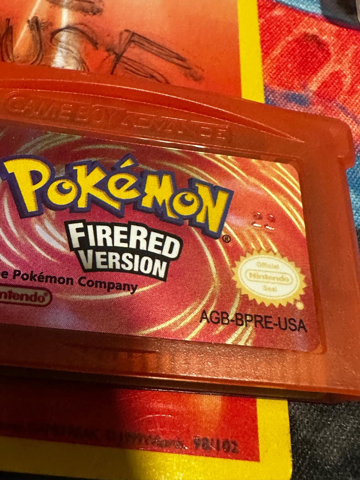 Pokemon Fire Red Version for Nintendo GBA