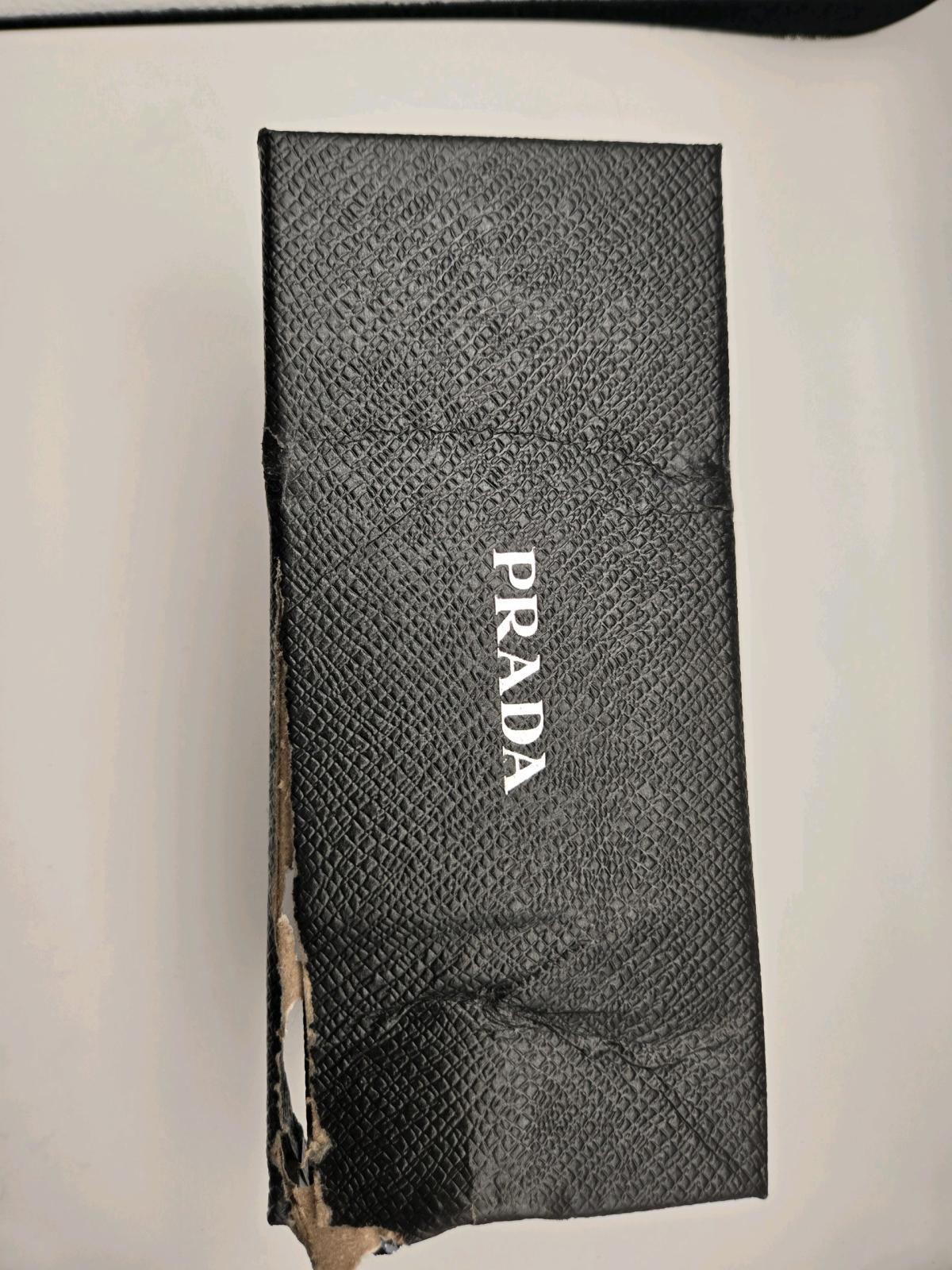 Prada Sunglasses SPR17WS with damaged box and case