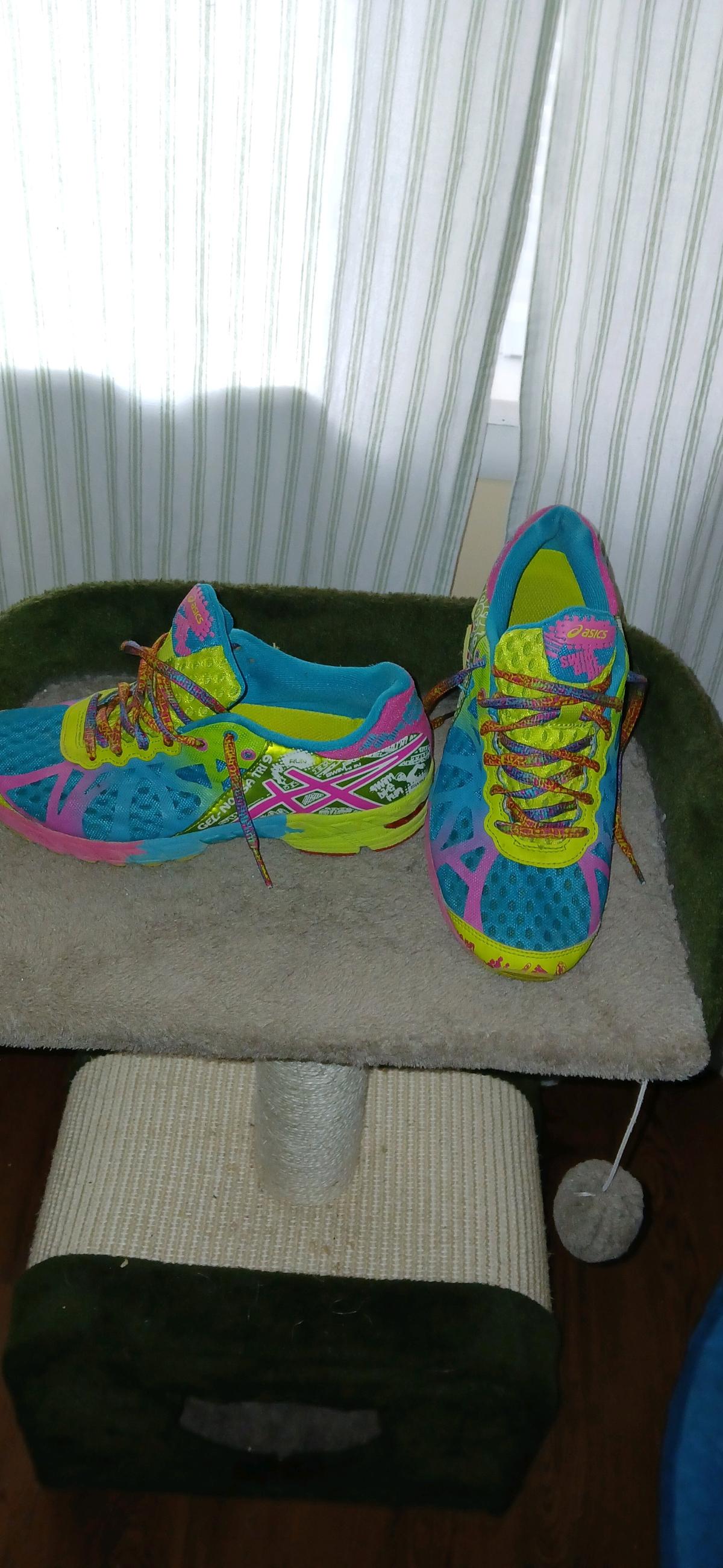 assics gell noose tri9 multi color size 8