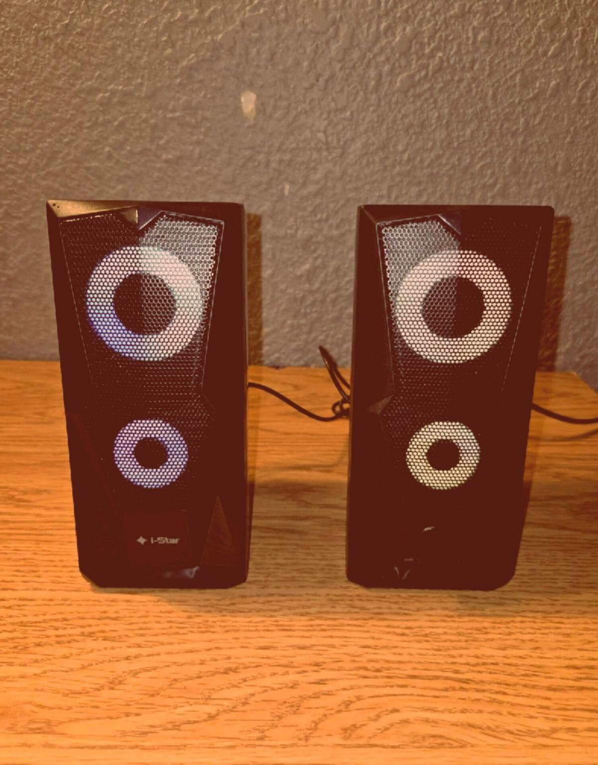 Black Desktop Speakers