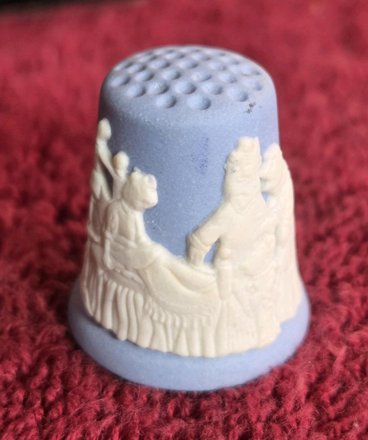12 pc Collection Wedgewood Fairy Tale Thimbles