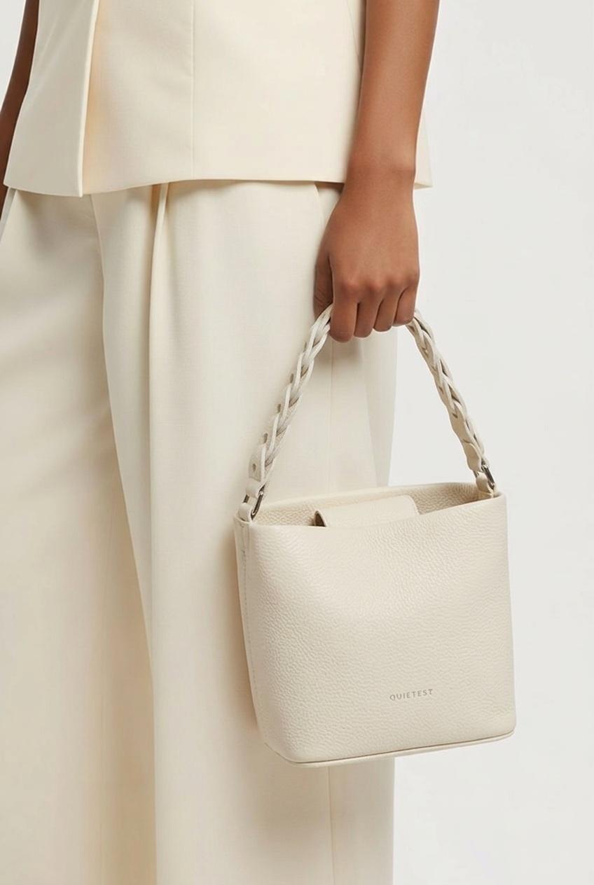 cute small white fashion bag used great condition