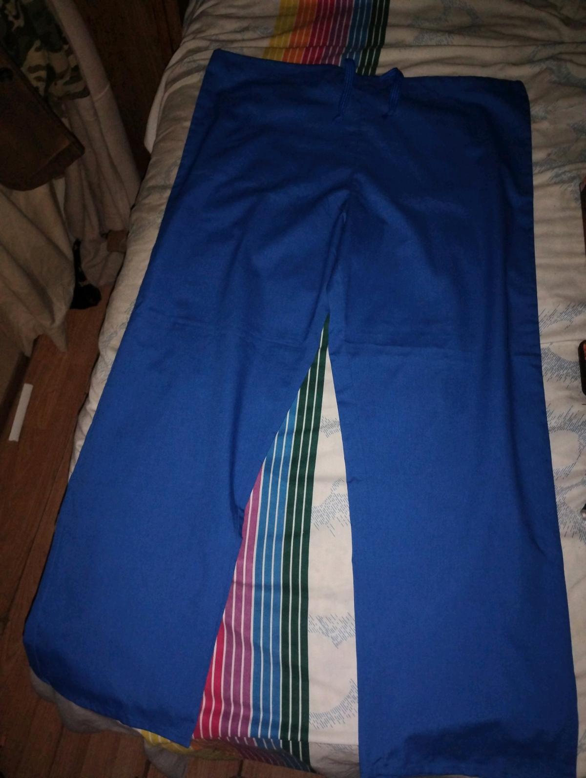 A New Pair of Blue Scrub Pants