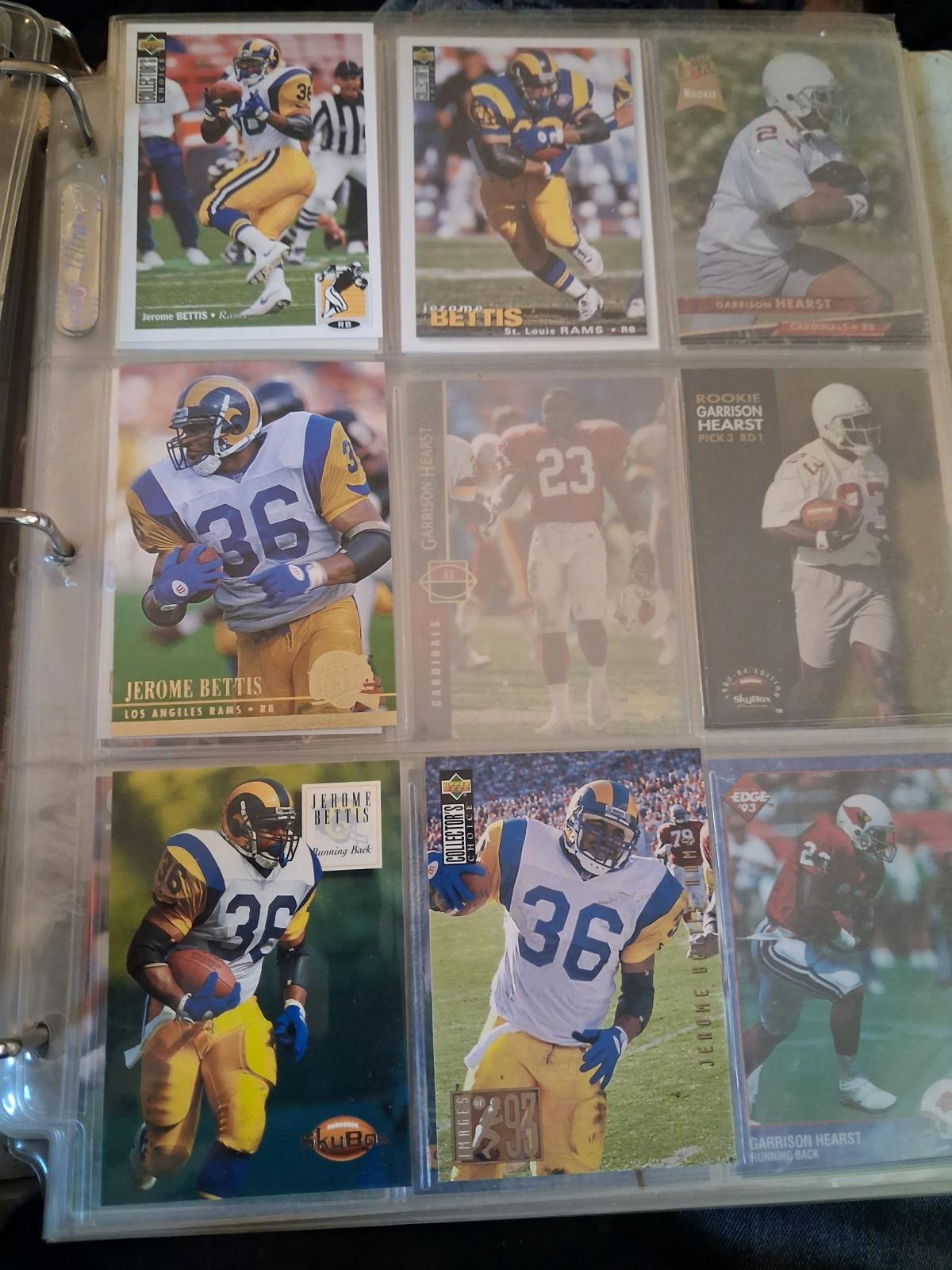Nfl sport card early to mid 90s