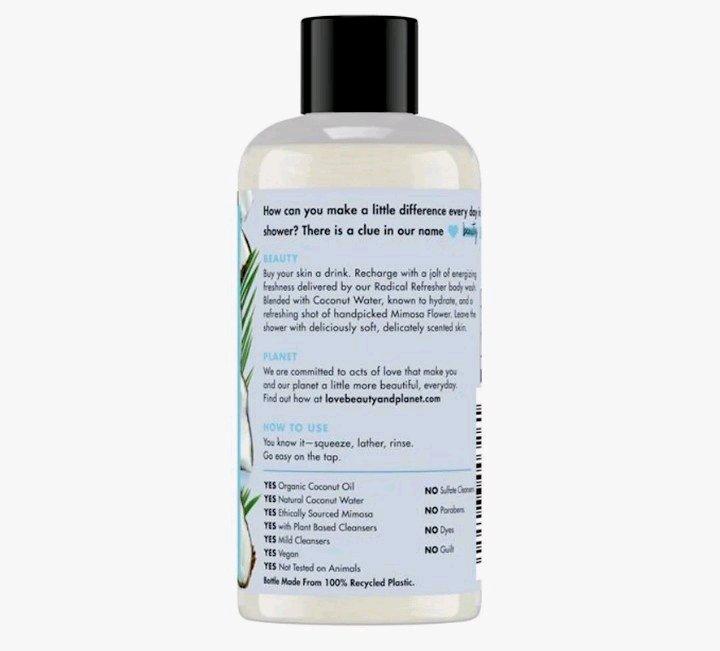 12 Bottles of LOVE Beauty AND Planet 3fl oz of Body Wash